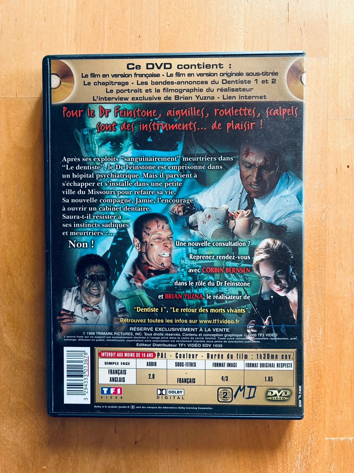 DVD The Dentist 2 by Brian Yuzna. – photo 2